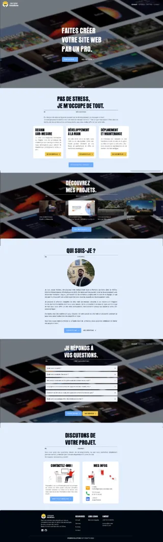 Page d'accueil de ORCIERE Solutions