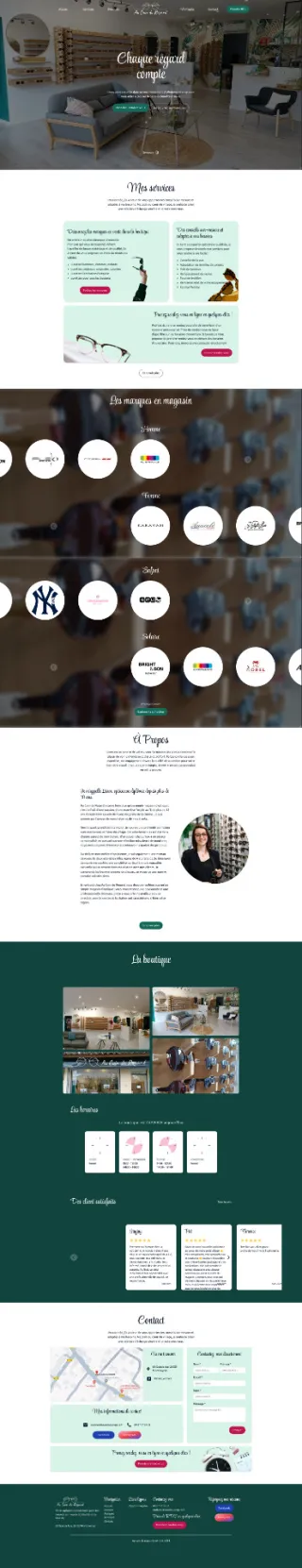 Page d'accueil de Au coin du regard